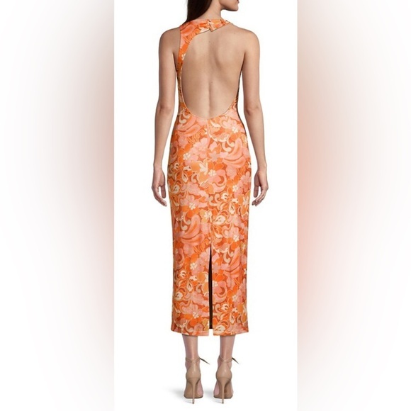 Hansen & Gretel NWT Orange Print Silvie Dress - Picture 2 of 9